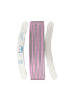 12 pack of grey banana nail files, vertical, front has Iridesi brand markings. Magenta center