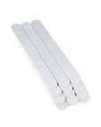 zebra nail files 12 pack, white center, white background.
