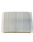 50 pack of nail files, round ends, no logo or brand markings printed on the front or back. White background