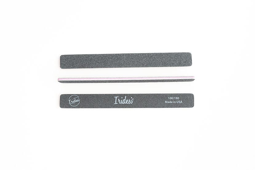 Professional Nail Files, Black Grit, Color Coded Center, Washable, Serrated Edges, Case, 40 Packs of 50 Pieces