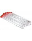 7" Plastic Cuticle Pusher 24 Pack Hard Plastic Tips (Not Rubber)