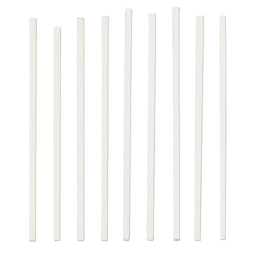 white or fine sanding sticks front and back view. no printing