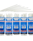 fine sanding sticks or twigs