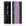 black Iridesi nail files, square end, color coded with box "Premium nail files, black 100/180, magenta center on front of the box. 12 nail files stacked in a line, front side showing Iridesi brand markings, last back side showing no printing.