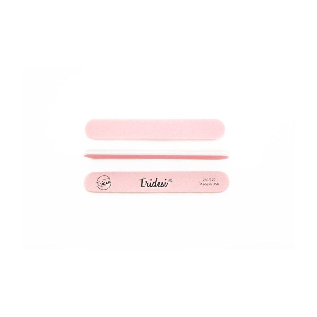 Mini Pink Salon Cushion Board Nail Files 280/320 3.5 Inches Long By 1/2 Inch Wide