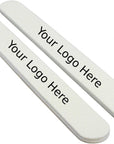 Custom Printed Nail files 2000 pieces, White, We will print your logo or brand name