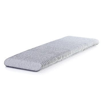Mini Gray Nail File, 100/180 Zebra Salon Board, 3.5 Inches Long By .75 Inches Wide 12 &amp; 50 Pack