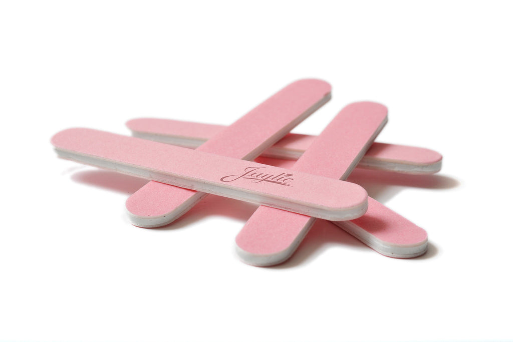 Mini Pink Salon Cushion Board Nail Files 280/320 3.5 Inches Long By 1/2 Inch Wide