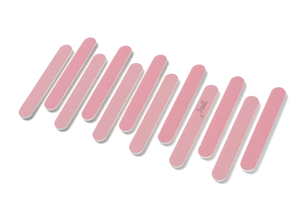 Mini Pink Salon Cushion Board Nail Files 280/320 3.5 Inches Long By 1/2 Inch Wide