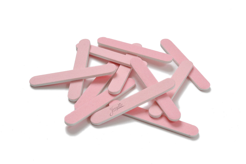 Mini Pink Salon Cushion Board Nail Files 280/320 3.5 Inches Long By 1/2 Inch Wide